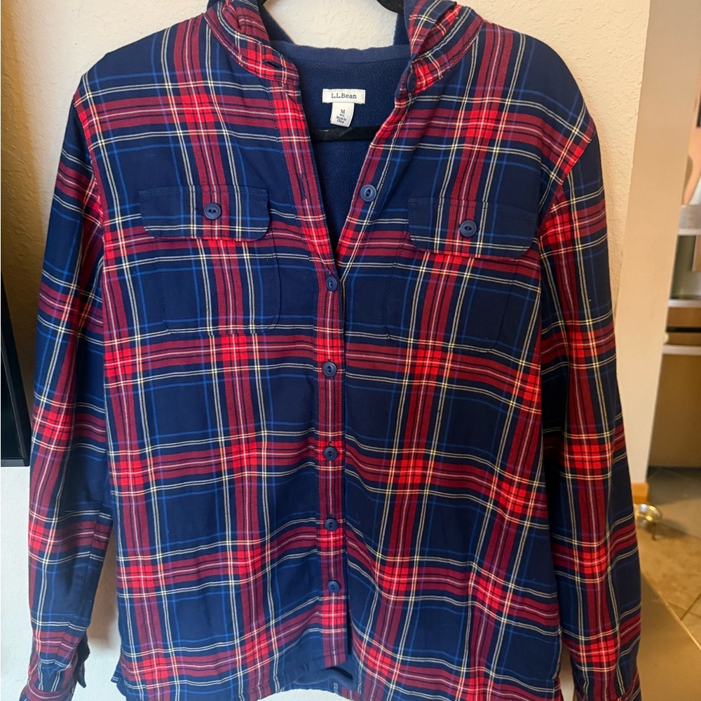 L.L. Bean Navy Fleece Jacket